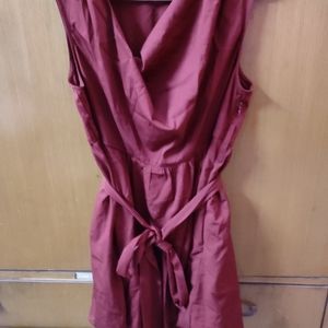 Maroon Short Party Dress